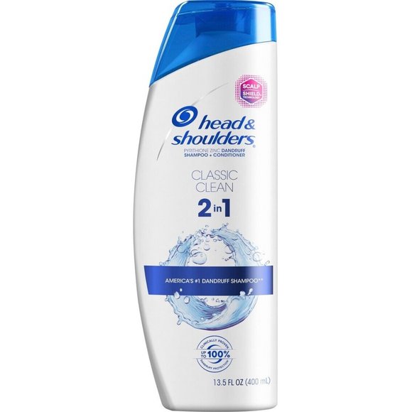Head & Shoulder Shampoo Plus Conditioner 23.7 oz Classic Clean Dandruff 2 in 1 - Picture 1 of 1